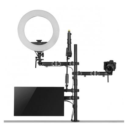 Imagem de Suporte 4 em 1 Estudio Setup Pcyes, para Monitor de 17 a 32, para Fixação de Luzes, Câmeras, Tablet - SE-MDS1041