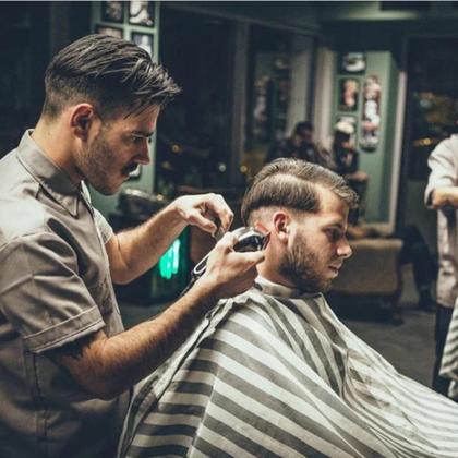 Imagem de SUPORTE 4 MAQUINAS ORGANIZADOR DE BANCADA BARBEARIA mdf