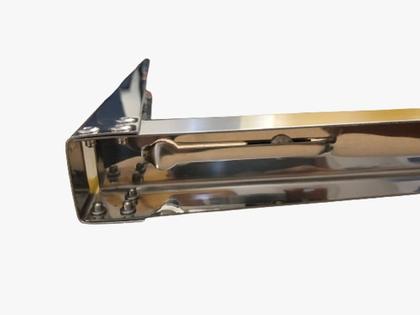 Imagem de Suporte 400 mm Para Ar Condicionado Split, Até 12.000 btu/h, Em Inox, Até 32 kg, (1 Par)