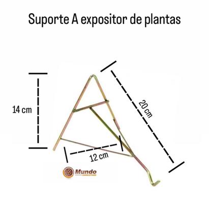 Imagem de Suporte A Para Xaxim - P, 20 Cm - (10 Unidades - Zincado)