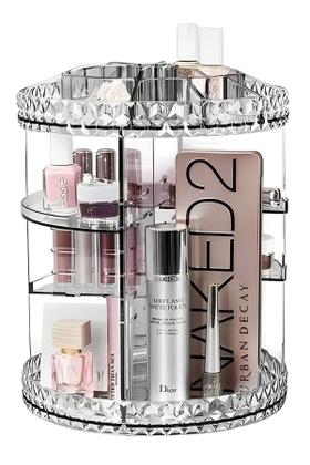 Imagem de Suporte Acrilico Organizador De Maquiagem Giratório 360
