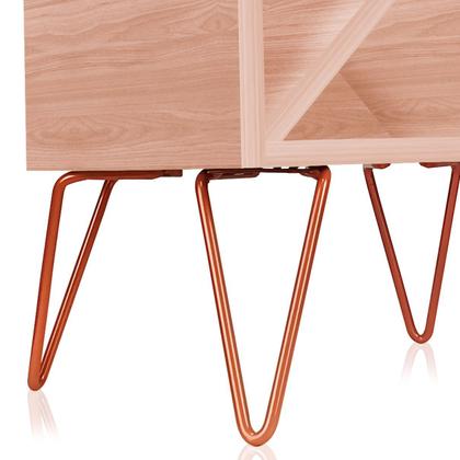 Imagem de Suporte Adega De Vinho Santiago Madeira MDF 12 Garrafas - Cobre Jade