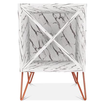 Imagem de Suporte Adega De Vinho Santiago Madeira MDF 12 Garrafas - Cobre Vulcano