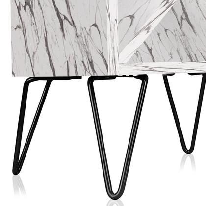 Imagem de Suporte Adega De Vinho Santiago Madeira MDF 12 Garrafas - Preto Vulcano