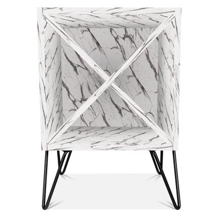 Imagem de Suporte Adega De Vinho Santiago Madeira MDF 12 Garrafas - Preto Vulcano