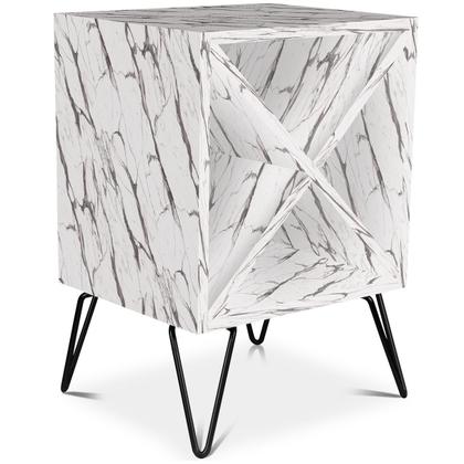 Imagem de Suporte Adega De Vinho Santiago Madeira MDF 12 Garrafas - Preto Vulcano