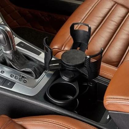 Imagem de Suporte Ajustável Para Carro de Copo Garrafa 2 em 1