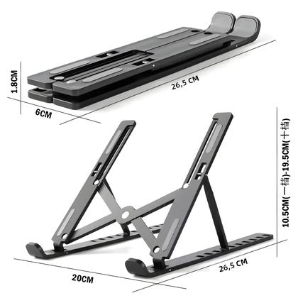 Imagem de Suporte Ajustável para Laptop e Tablet - Dobrável com 7/10 Engrenagens ABS