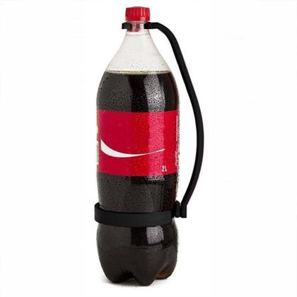 Imagem de Suporte Alça De Garrafa Pet Litrão Pegador Alça Servir Bebidas Refrigerante Cerveja Festas Garçom