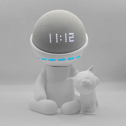 Imagem de Suporte Alexa Echo Dot - Robert Com Gatinho Amazon