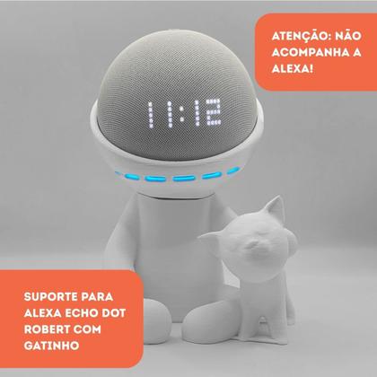 Imagem de Suporte Alexa Echo Dot - Robert Com Gatinho Amazon