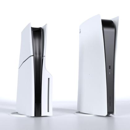 Imagem de Suporte Apoio Base Vertical Circular de Mesa Compatível com PS5 e PS5 Slim - ARTBOX3D