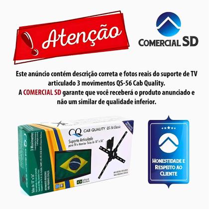 Imagem de Suporte articulado 3 movimentos para Smart TV Full HD Samsung Série 5 LED 40 polegadas