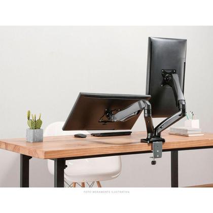 Imagem de Suporte Articulado a Gás para 2 Monitores de 13" a 27" Vinik, Preto - SM-341B