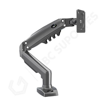 Imagem de Suporte Articulado de Mesa com Pistão a Gás COM CABO USB para Monitores de 17 à 35 Polegadas 5ª Geração - ELG F90USB