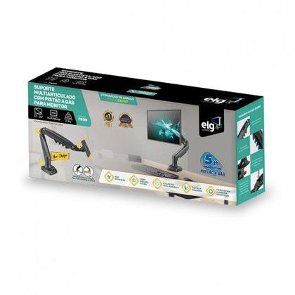 Imagem de Suporte Articulado de Mesa com Pistão á Gás p/Monitor de 17" á 35" F80N