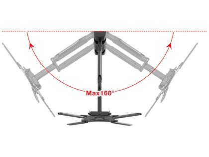 Imagem de Suporte Articulado de Parede A02V4N V4 Black ELG