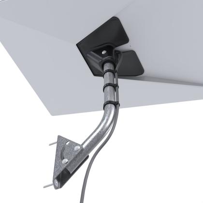 Imagem de Suporte Articulado de Parede Laje Telhado Compatível com Antena Modem e Fonte Starlink 3ª Geração
