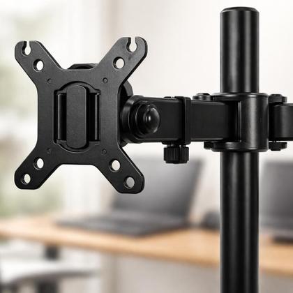 Imagem de Suporte articulado duplo para 2 monitores 15 a 27 mesa