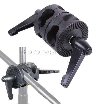 Imagem de Suporte Articulado Duplo Para Braço Girafa e Suporte de Rebatedor YA-412 Greika