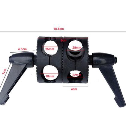 Imagem de Suporte Articulado Duplo Para Braço Girafa e Suporte de Rebatedor YA-412 Greika
