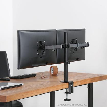 Imagem de Suporte Articulado Para 2 Monitores 13-32 Vesa 100X100