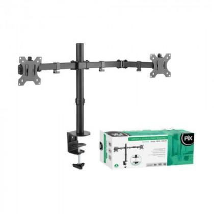 Imagem de Suporte articulado para 2 monitores 13"a 32" - preto pix 079-0011