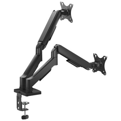 Imagem de Suporte Articulado Para 2 Monitores Assistido Mola De 17" - 32" Pcyes