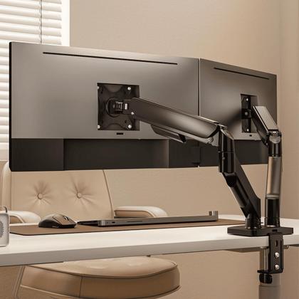 Imagem de Suporte Articulado Para 2 Monitores Assistido Mola De 17" - 32" Pcyes
