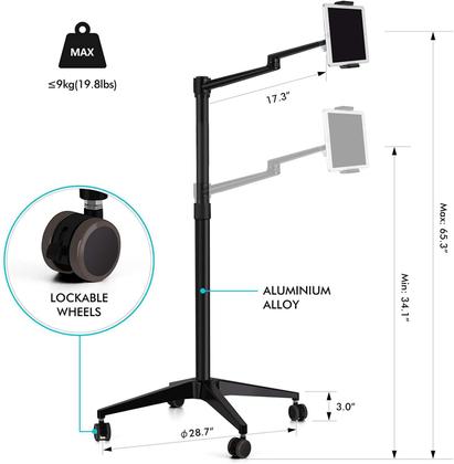 Imagem de Suporte Articulado Para Microfone Hyperx Câmera Ringlight