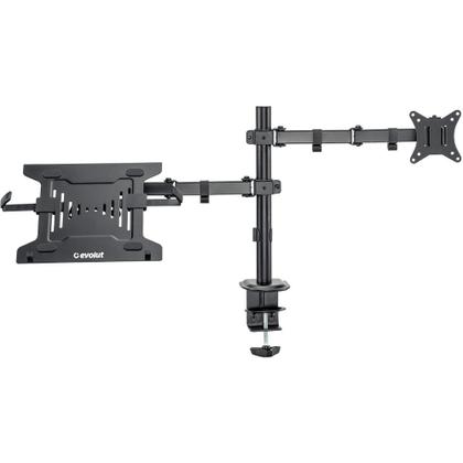 Imagem de Suporte Articulado para Monitor de 17 a 32 e Notebook de 10 a 15.6 Evolut ESN-12, com Rotação de Tela 180 - ESN-12
