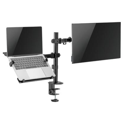 Imagem de Suporte Articulado para Monitor de 17 a 32 e Notebook de 10 a 15.6 Evolut ESN-12, com Rotação de Tela 180 - ESN-12