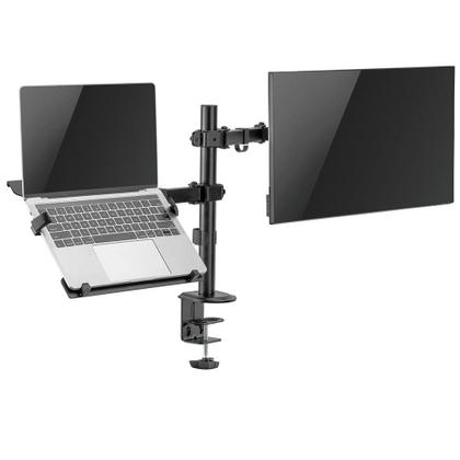 Imagem de Suporte Articulado para Monitor de 17 a 32 e Notebook de 10 a 15.6 Evolut ESN-12, com Rotação de Tela 180 - ESN-12