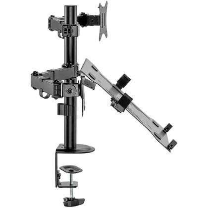 Imagem de Suporte Articulado para Monitor de 17 a 32 e Notebook de 10 a 15.6 Evolut ESN-12, com Rotação de Tela 180 - ESN-12