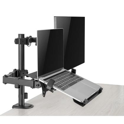 Imagem de Suporte Articulado para Monitor de 17 a 32 e Notebook de 10 a 15.6 Evolut ESN-12, com Rotação de Tela 180 - ESN-12