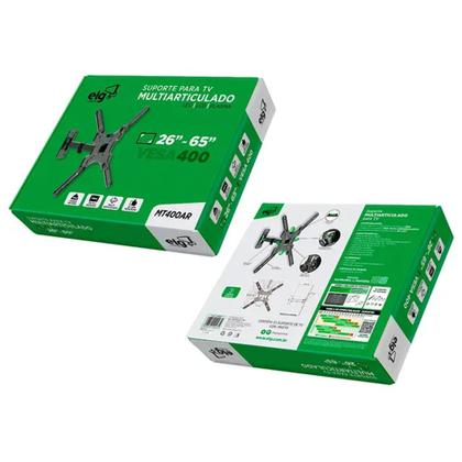 Imagem de Suporte Articulado para TV 26 Polegadas à 65 Polegadas ELG MT400AR