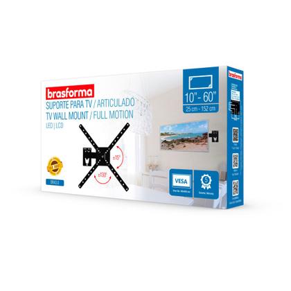 Imagem de Suporte ARTICULADO para TV LED, LCD, Plasma, 3D e Smart TV de 10” a 60” BRA3.0 BRASFORMA
