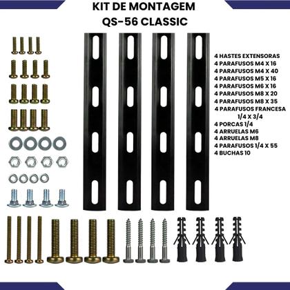 Imagem de Suporte Articulado TV 3 Movimentos Led Smart 4k LCD 32 40 50 55 Samsung LG Sony  Até 56
