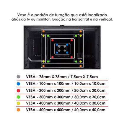 Imagem de Suporte Articulado Universal para Tv 10" a 56" - Force Line