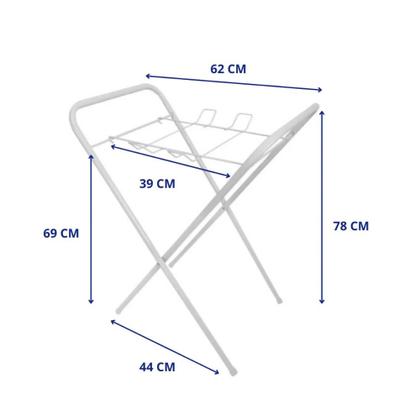 Suporte Banheira Desmontável Prático Super Compacto Branco - NINOS Imagem de Suporte Banheira Desmontável Prático Super Compacto Branco