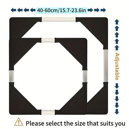 Imagem de Suporte Base Ajustável com Rodas para Geladeira e Máquinas de Alta Capacidade