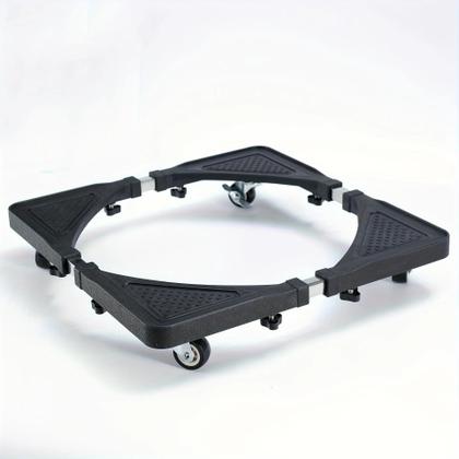Imagem de Suporte Base Ajustável com Rodas para Geladeira e Máquinas de Alta Capacidade