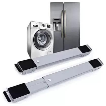 Imagem de Suporte Base Ajustável com Rodinhas Multifuncional Lava e Seca Geladeira