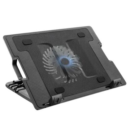 Imagem de Suporte Base com Cooler para Notebook Multi, Até 17, 2x USB, LED, Preto AC166