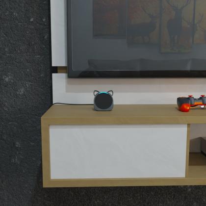 Imagem de Suporte Base de Mesa Tema Orelha Gato Gatinho Cat Compatível com Alexa Echo Pop