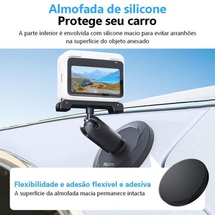 Imagem de Suporte Base Fixação Magnética Pra Câmera Insta360 Go 3