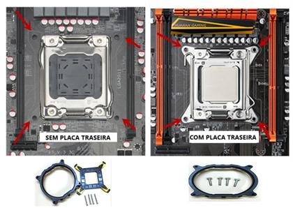 Imagem de Suporte Base Lga2011 Placa Mãe Intel X79 X99 Com Parafusos