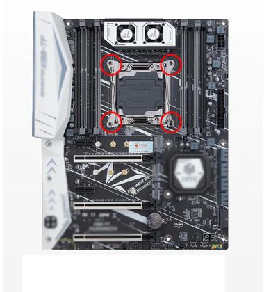 Imagem de Suporte Base Lga2011 Placa Mãe Intel X79 X99 Com Parafusos