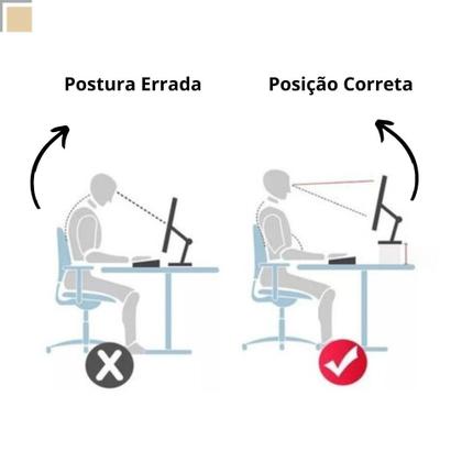 Imagem de Suporte base nicho mesa para monitor de madeira escritório