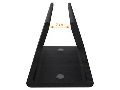 Imagem de Suporte Base para Notebook Fechado Mesa Monitor Externo Com Um Espaçamento interno de 2 cm - ARTBOX3D